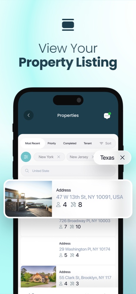 RentPro screenshot: property listing